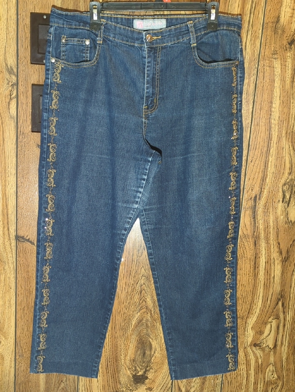 COS JEANS Embellished Dark Blue Women’s Jeans Size 14P